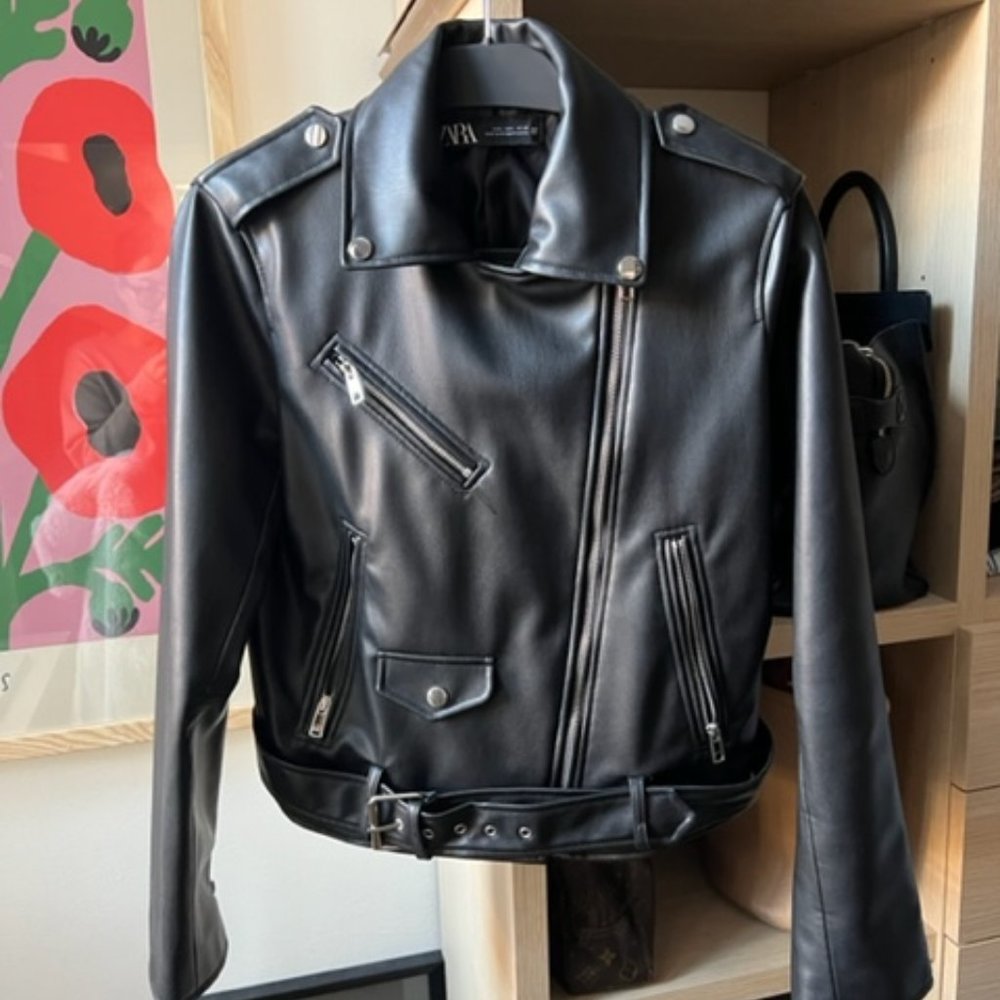 Zara Faux Leather Jacket